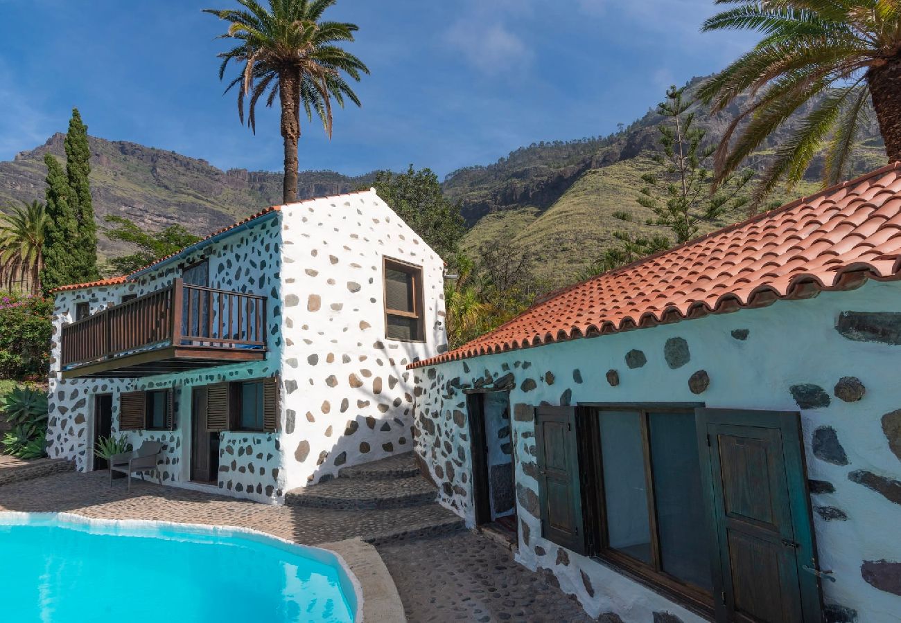 Casa en Agaete - GC0369 Casa vacacional con piscina privada en El Risco