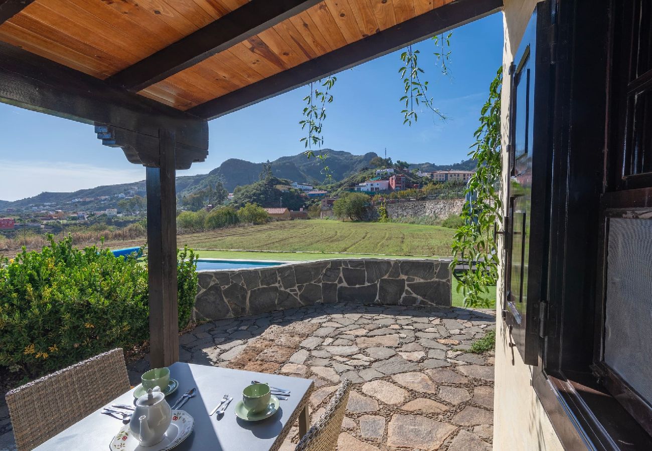 Landhaus in Vega de San Mateo - GC0143 Ferienhaus mit privatem Pool bei San Mateo