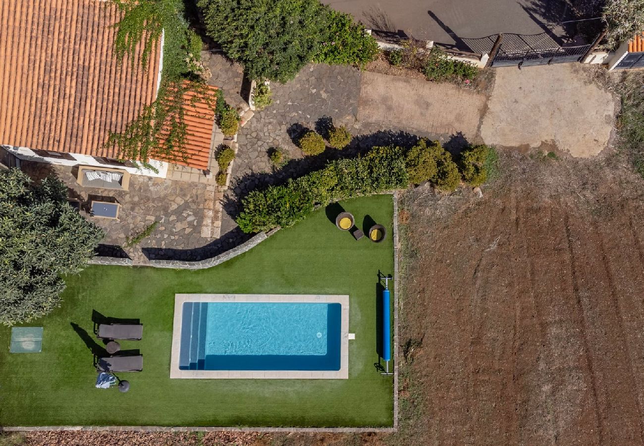 Landhaus in Vega de San Mateo - GC0143 Ferienhaus mit privatem Pool bei San Mateo