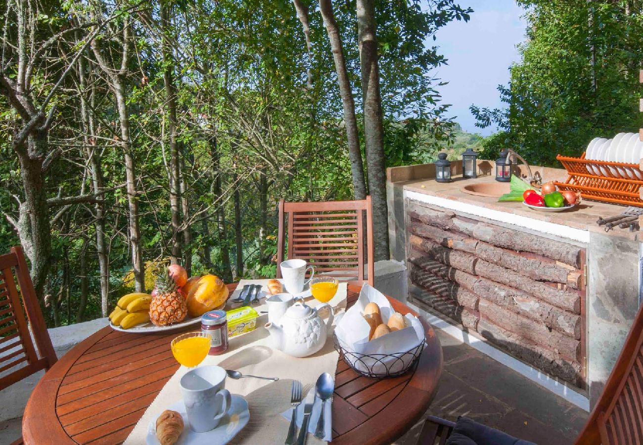 Cottage in Moya - GC0004 Gezellig grothuisje en privéjacuzzi in Fontanales