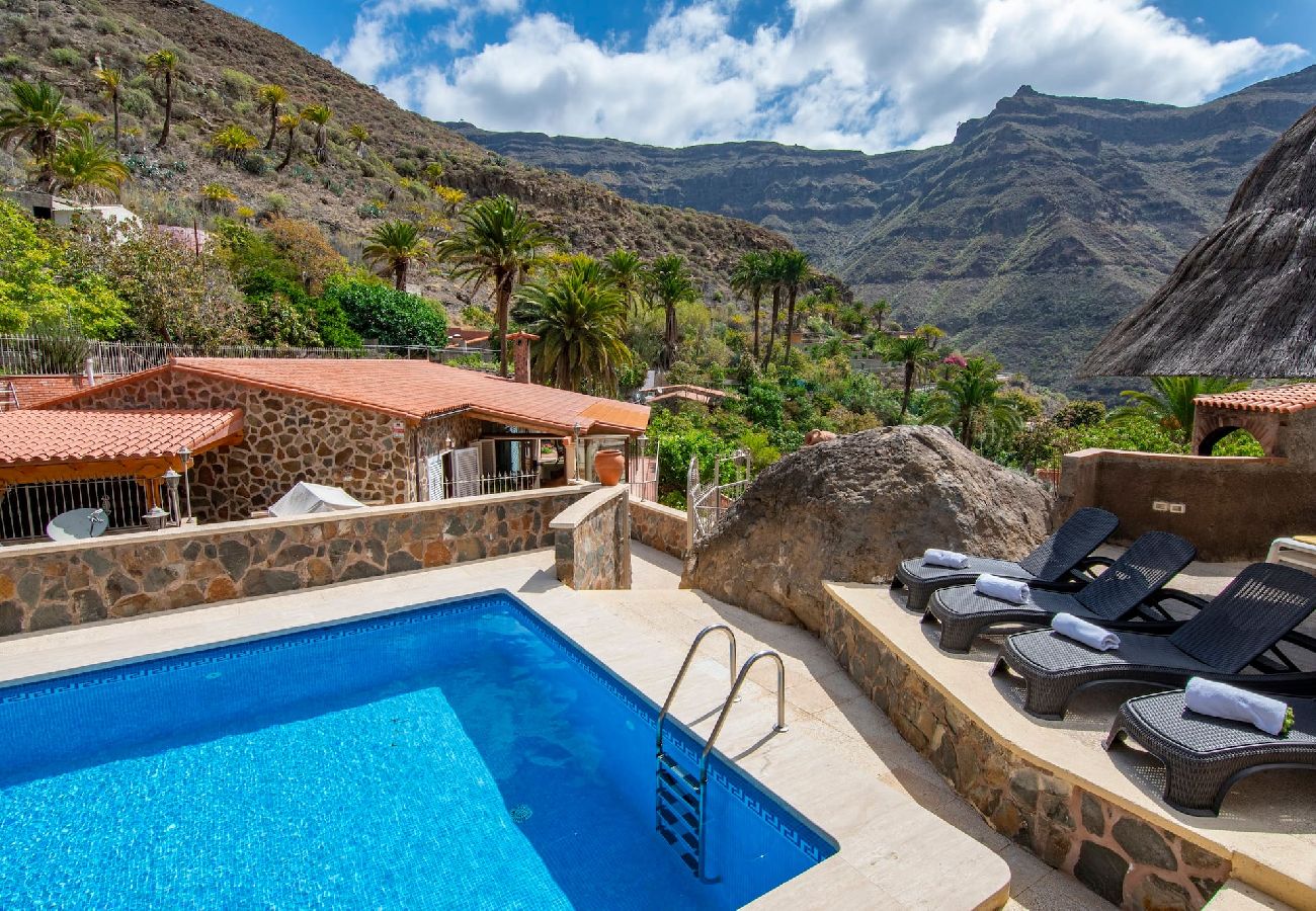 Huis in Mogán - GC0280 Villa met privézwembad in El Sao, Arguineguín